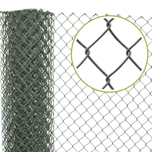 Pletivo u roli od pocinčane žice 180 cm - otvor oka: 65x65 mm - promjer: 1,80 mm - 25 m