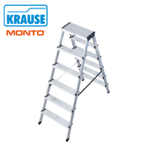 KRAUSE Monto Dopplo aluminijske sklopive ljestve s 2x6 gazišta
