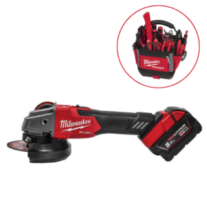 Milwaukee kutna brusilica sa zaust.funk M18FSAG125XB-502X