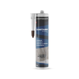 Cromakem sanitarni silikon smeđi 280ml