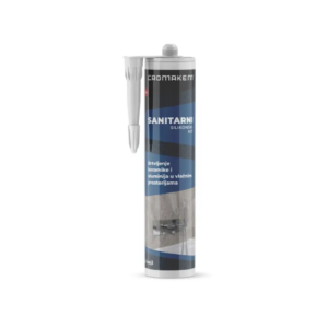 Cromakem sanitarni silikonski kit bijeli 280ml