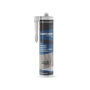 Cromakem sanitarni silikonski kit transparentni 280ml