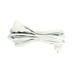 UltraTech produžni kabel,s kabelom od 5 m,bijeli,3x1,5 H05VV-F,uzemljen