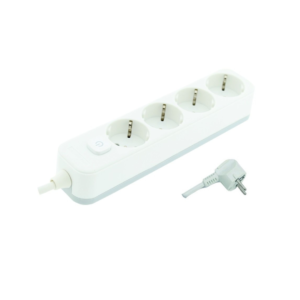 Ultra-Tech 4 razdjelnika,sa sklopkom 16A,kabel 1,5m,žica 3x1mm2 H05VV-F,uzemljena,zaštita za djecu