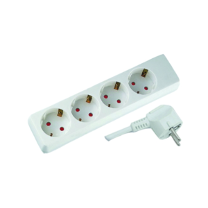 UltraTech 4 razdjelnika,kabel 3m,utikač 16A,žica 3x1,5 mm2 H05VV-F,uzemljena,zaštita za djecu